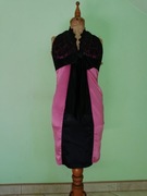 RIVER ISLAND, sukienka odkryte plecy, cekiny, S/M