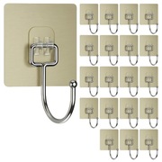 HACZYKI SAMOPRZYLEPNE MOCNE WODOODPORNE WIESZAKI UCHWYTY 20 SZT.