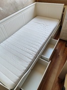 Hemnes łóżko rozkładane z 1 materacem