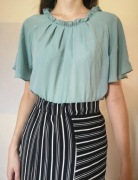 Elegancka bluzka transparentna/mgiełka.