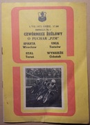 CZWÓRMECZ UNIA,WYBRZEŻE, STAL, SPARTA O PUCHAR PZM NA ŻUŻLU 1973 R WROCŁAW
