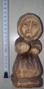 Rzeżba drewniana góralska - leśna babcia 21