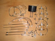 Części do lampy 12V GU4 system drutowy