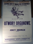 Afisz - Kościół Ewangelicki w Warszawie - Muzyka Dawna - 1978 r.