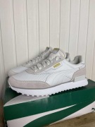 Buty męskie Puma Vintage Rider skóra org białe 42