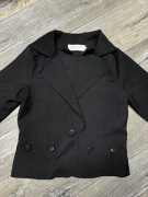 Bolerko czarne rękaw 3/4 na guzik rozm. S