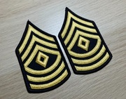 Naszywka - US Army - First Sergeant E-8 (Blue/Gold) 1SG - para