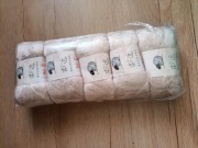 Włóczka z cekinami 5 x 50 g cienka nitka na szydełko 