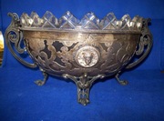 Patera empirowa na owoce XIX w