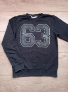 H&M SUPER SZARA BLUZA NADRUK 11-12 LAT 152