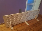 Drewniana barierka dla psa i innych zwierząt