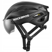 Rockbros Kask Rowerowy z Okularami UV i Jonami Srebra, Regulacja 58-62 cm