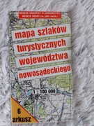 MAPA SZLAKÓW TURYSTYCZNYCH NOWOSĄDECKIE 6