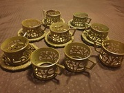 Nakładki na szklanki i spodeczki PRL