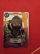 Karta lego ninjago platynowy Cole 