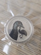 Australian Emu 2023 Color, 1 uncja Srebrna Moneta 