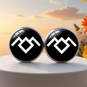 Kolczyki Twin Peaks – Black Lodge Symbol  | TV | Serial | Horror | Thriller