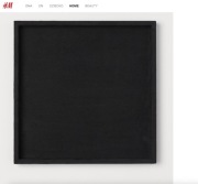 H&M HOME DUŻA CZARNA Welurowa TACA - 35x35cm 129,99zł