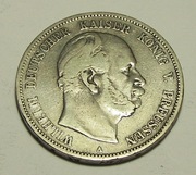 5 marek 1876 Prusy - srebro