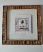 Obraz w ramie 30x30 cm – Richard A. Henson, motyw palmy