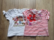 T-shirt rozmiar 80, 2szt.