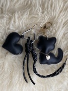 Brelok czarny kotek + dodatki