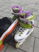 Rolki Polly Pocket 30-33 i ochraniacze XXS