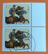 Niemcy DB znaczki 1992 # 1641**Obraz  dwójka pionowa 