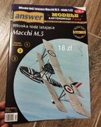 Model kartonowy Macchi M.5
