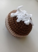 Owoce warzywa na szydełku Amigurumi, pączek