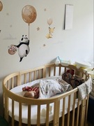 Łóżeczko Waldin 7w1 owalne z materacem