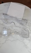 Okulary Ochronne Poliwęglan Gogle Bezbarwne Szerokie Pole Widzenia 4szt.