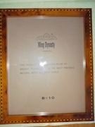 Vintage nieużywana ramka do zdjęć intresjowane drewno firma Ming Dynasty 