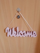 Zawieszka dekoracja drzwi Welcome 