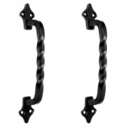 Uchwyt meblowy Czarny AMIG retro kuty Pleciony Loft