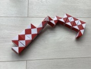 Waż Magic Snake biało czerwony