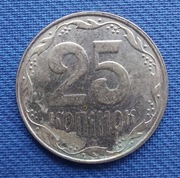 Moneta Ukraina 25 kopiejek 2009