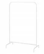 IKEA MULIG Wieszak na ubrania, biały, 99x152 cm metalowy