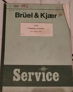 Bruel&Kjaer 2120 Frequency Analizer Instrukcja serwisowa