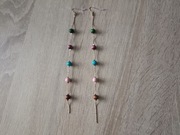 Długie kolczyki w kolorze złotym 