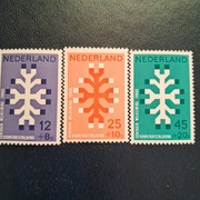 Holandia  20 lat Wilhelmina  1969  seria czysta 