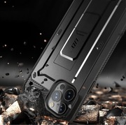 Pancerne etui Iphone 12 pro Max czerwono/czarne