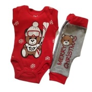 Komplet zestaw dla niemowlaka r 68 body+spodnie