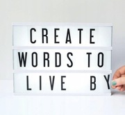 Lightbox - tablica podświetlana led- 100 liter