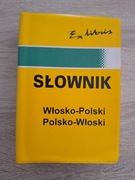 Słownik Włosko- Polski, Polsko- Włoski - Exlibris