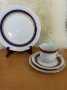 Elegancki zestaw porcelany – Bawaria, złocenia 