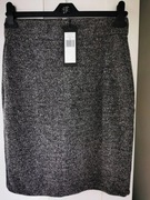 Melanżowa prosta spódnica do kolan Greenpoint r. 36 Nowa z metką