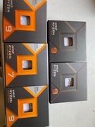 AMD Ryzen pudełka po procesorach 7950X3D i inne