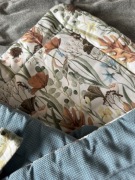 LEPRE ręcznie szyty bambusowy Rożek becik otulacz