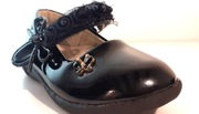 Buty dziecięce, lakierki czarne, dziewczynki 